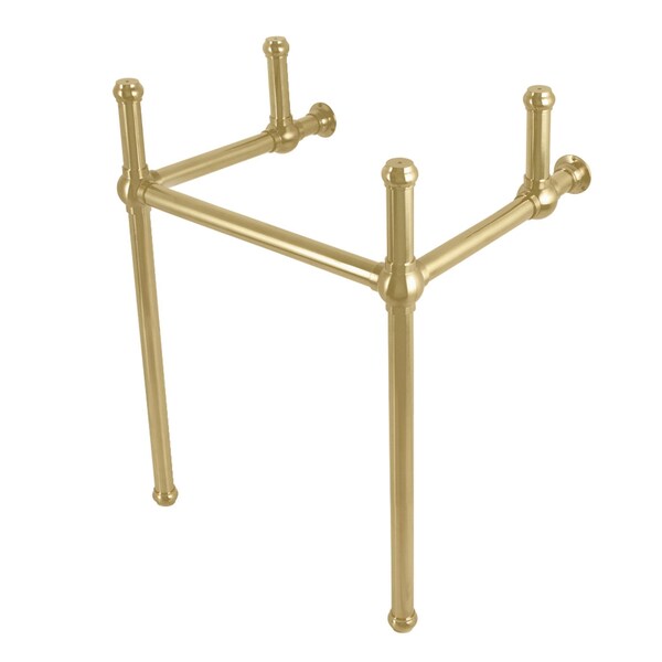 Brass Console Sink Legs, Brushed Brass
